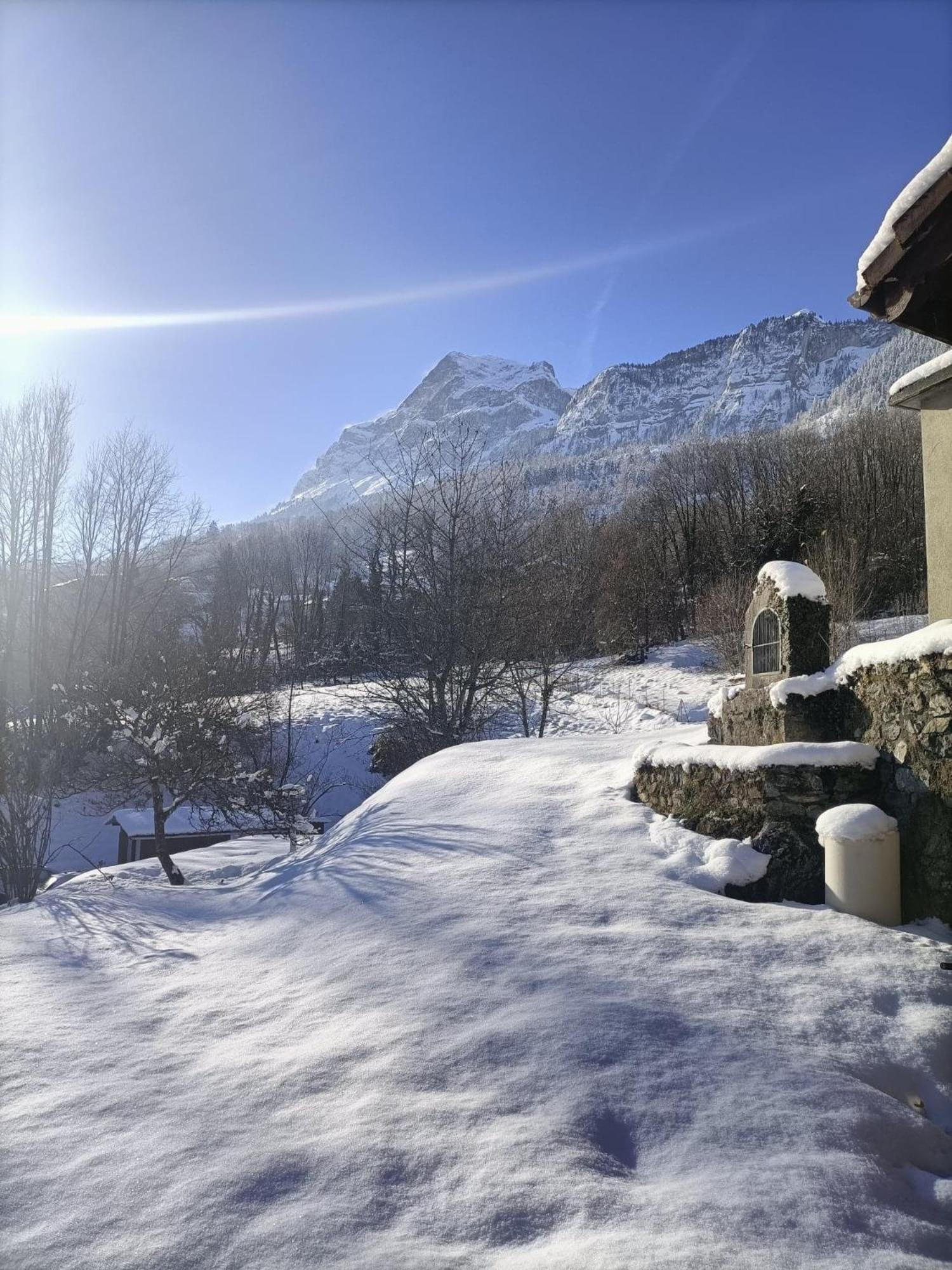 Appartement Cozy 100M2 Dans Chalet Savoyard Magland ภายนอก รูปภาพ